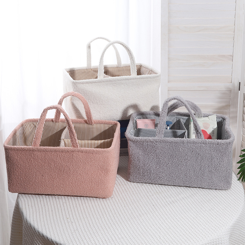 Baby Products Basket - Portable Travel Mommy Bag Multifunctional Diaper