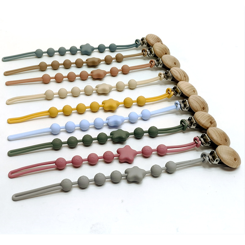 Baby Products Moisturizer - 1/18pcs Teether Chain Baby Silicone Anti-Drop