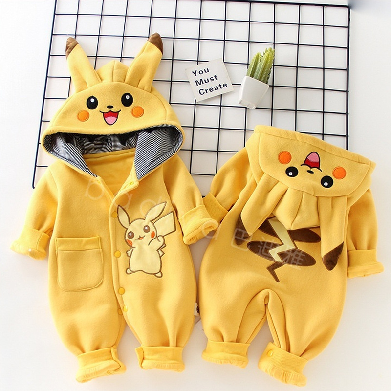 Baby Products 2 Years - Cartoon Pocket Monsters Baby Pyjamsa Newborn