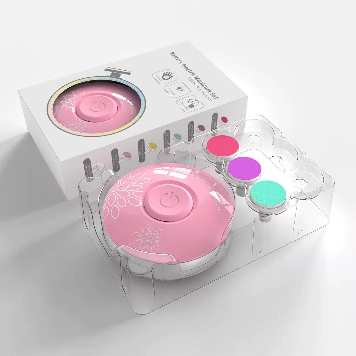 Baby Products Kit Set - Electric Nail Trimmer Kid Nail Polisher