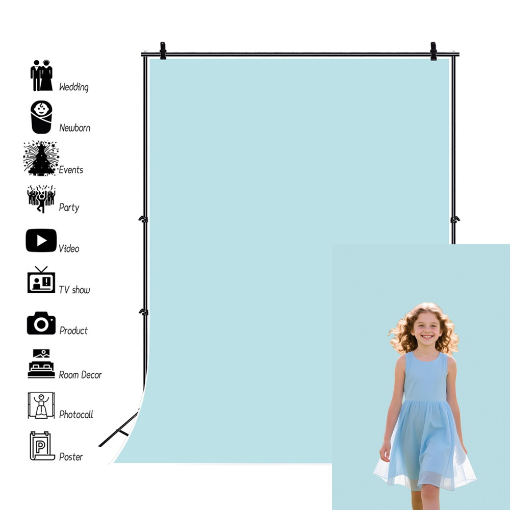 Baby Products Photos - Blue Solid Color Professional Photography Background