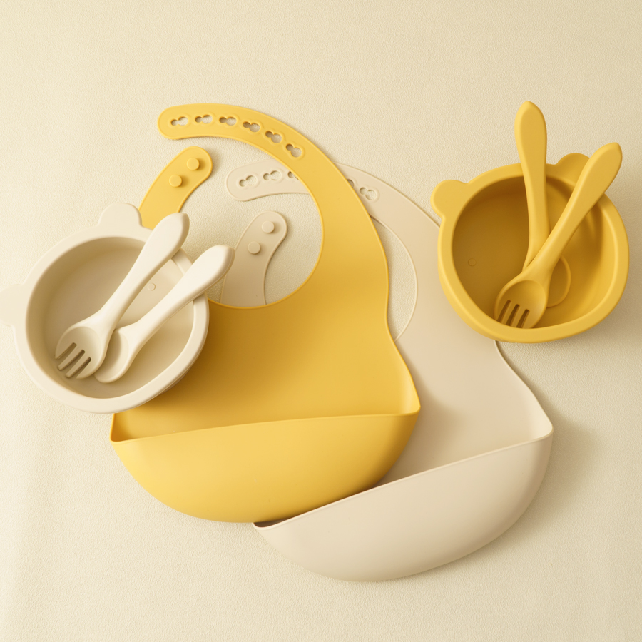 Baby Led Weaning Set - Wholesale Silicone Children Tableware Baby Feeding