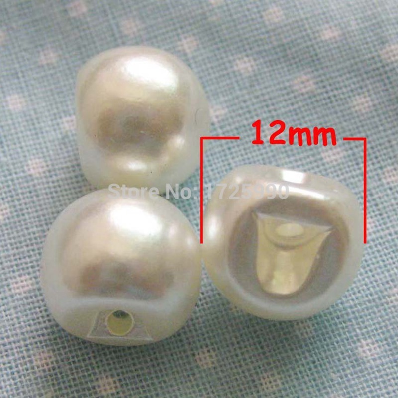 50pcs Pearl Button 12mm Round  - Baby Products Eco Friendly recension och pris