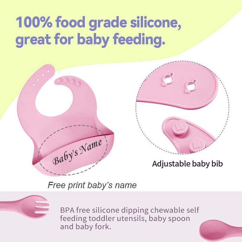 Baby Silicone Tableware Person - Baby Led Weaning Set recension och pris