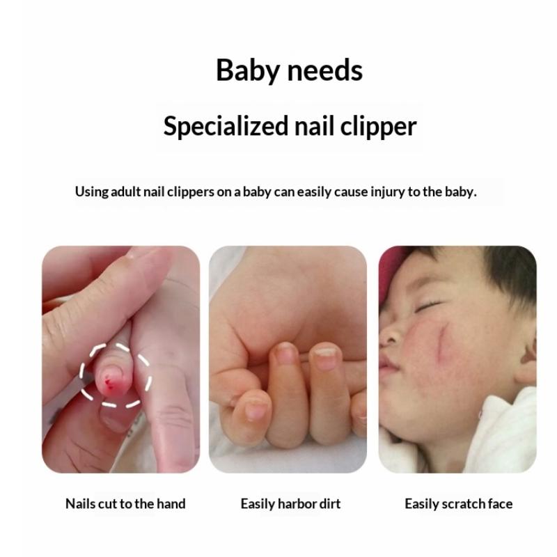 4Pcs Kids Safe Portable Nail C - Baby Products Kit Set recension och pris