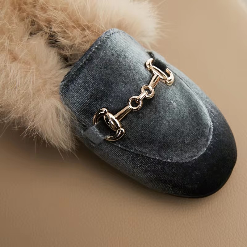 Winter Kids Fur Princess Shoes - Baby Products Brand recension och pris