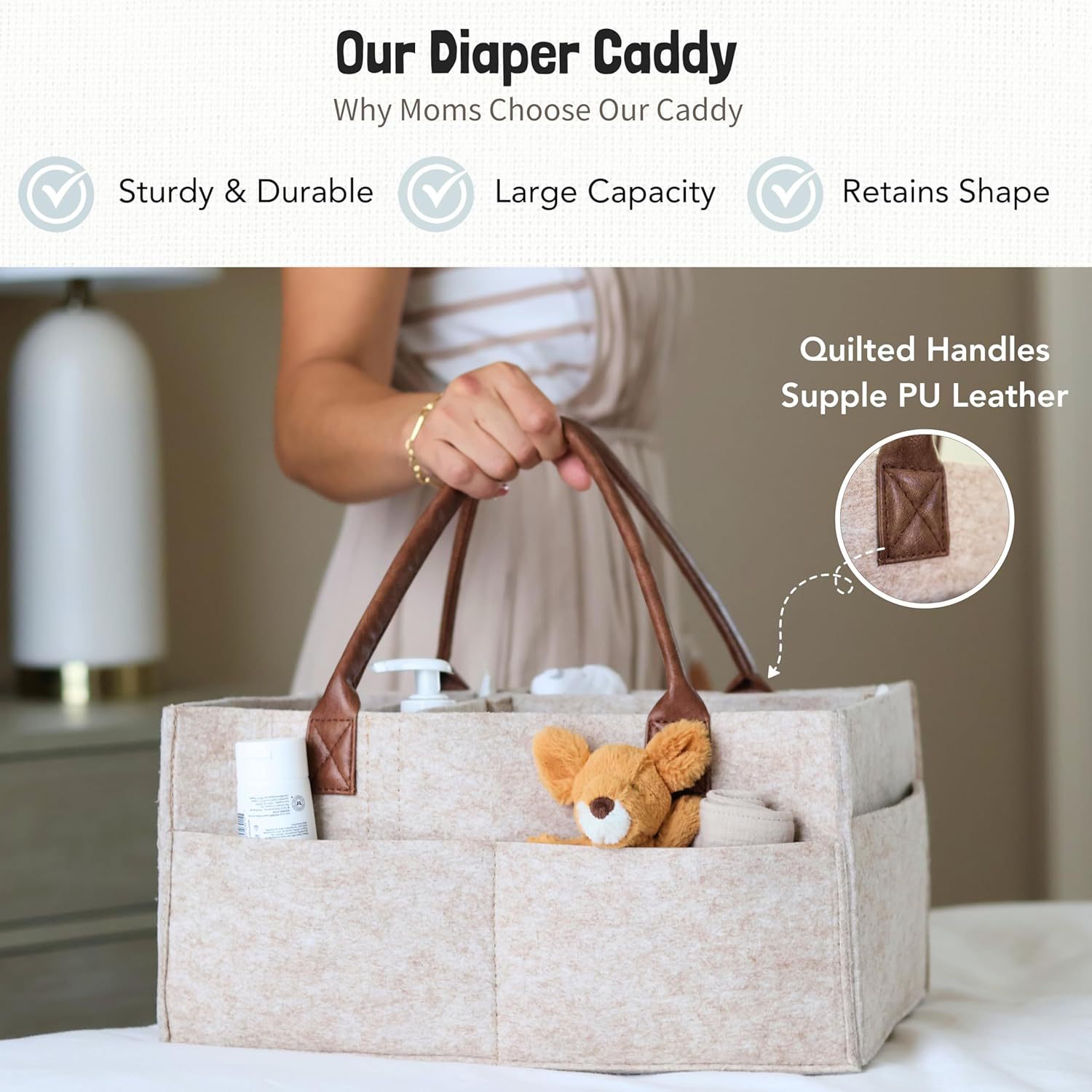 Baby Felt Storage Nursery Orga - Baby Products Basket recension och pris