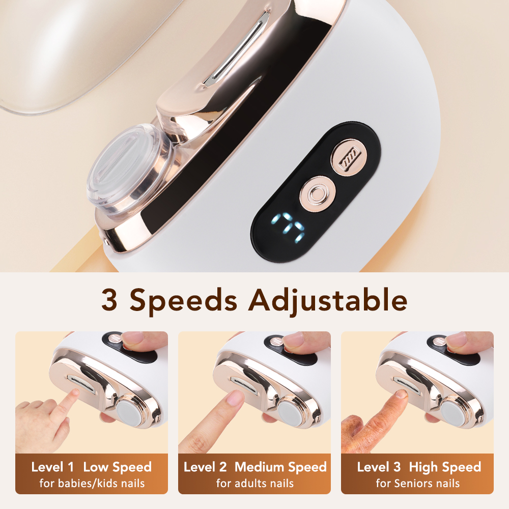 New Electric Nail Clipper Rech - Baby Nail Trimmer Electric recension och pris