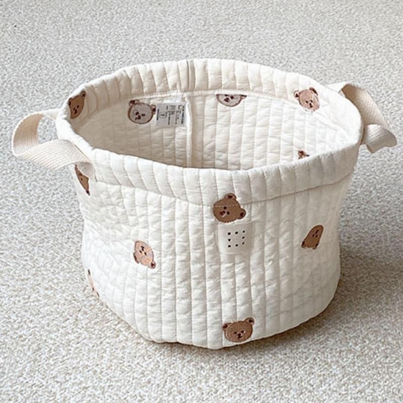 Cute Bear Embroidery Diaper Ba - Baby Products Basket recension och pris
