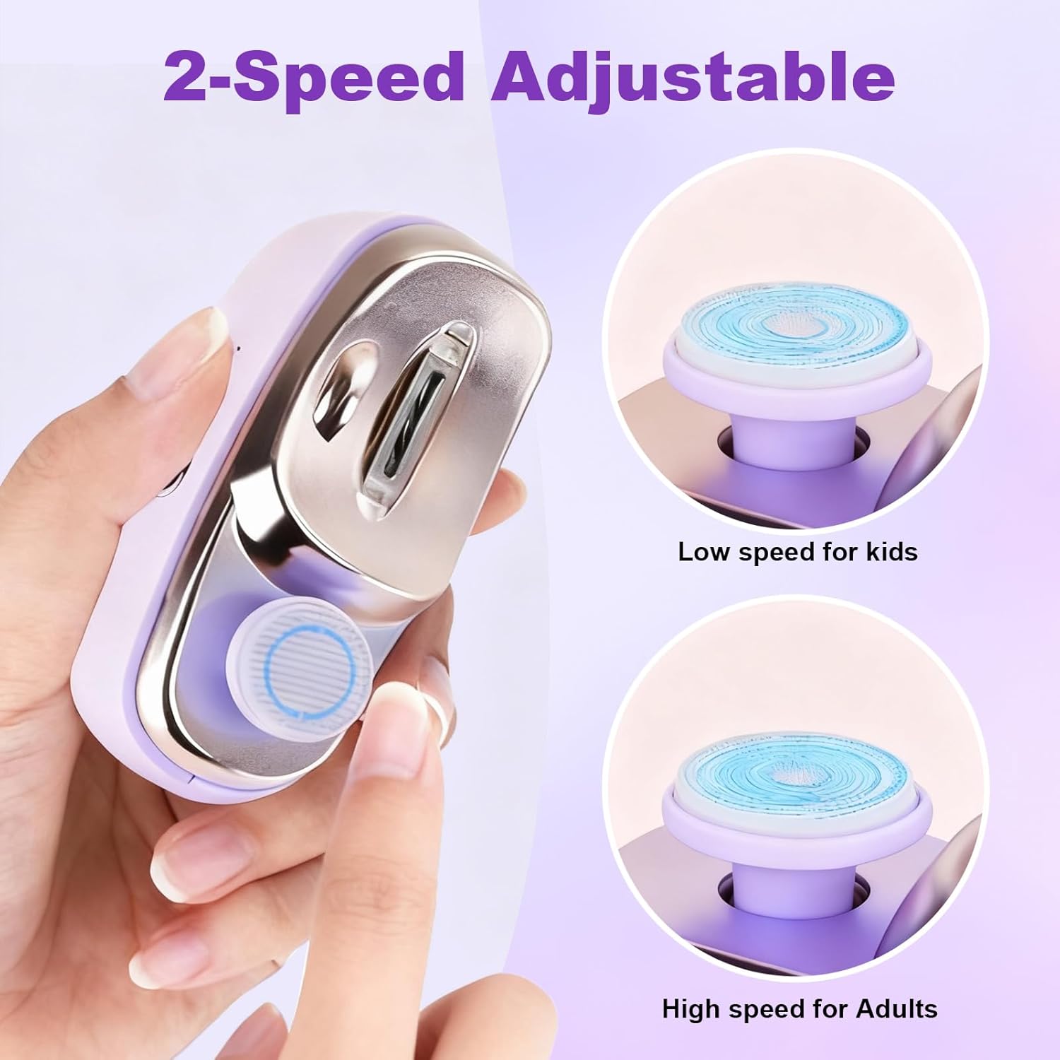 Electric Nail Trimmer with Lig - Baby Nail Trimmer Electric recension och pris
