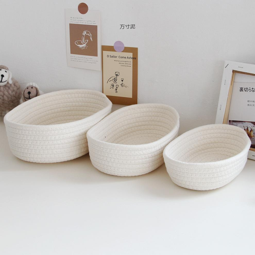 Nordic Cotton Rope Woven Stora - Baby Products Basket recension och pris