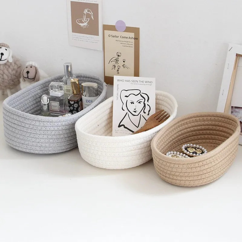 Nordic Cotton Rope Woven Stora - Baby Products Basket recension och pris