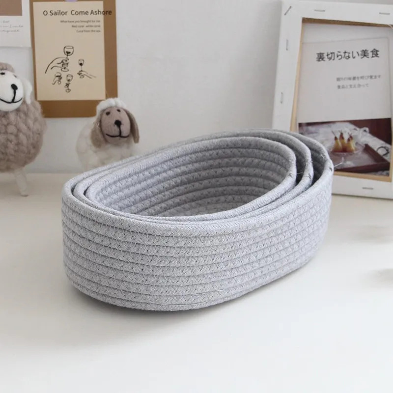Nordic Cotton Rope Woven Stora - Baby Products Basket recension och pris