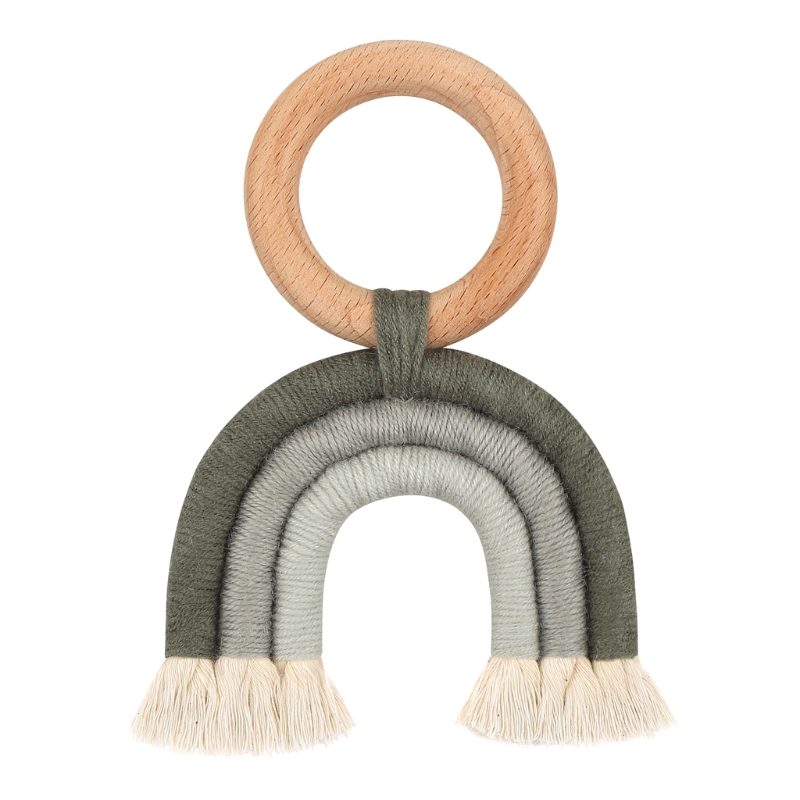 Baby Teether Rainbow Tassel Cr - Baby Products Photos recension och pris