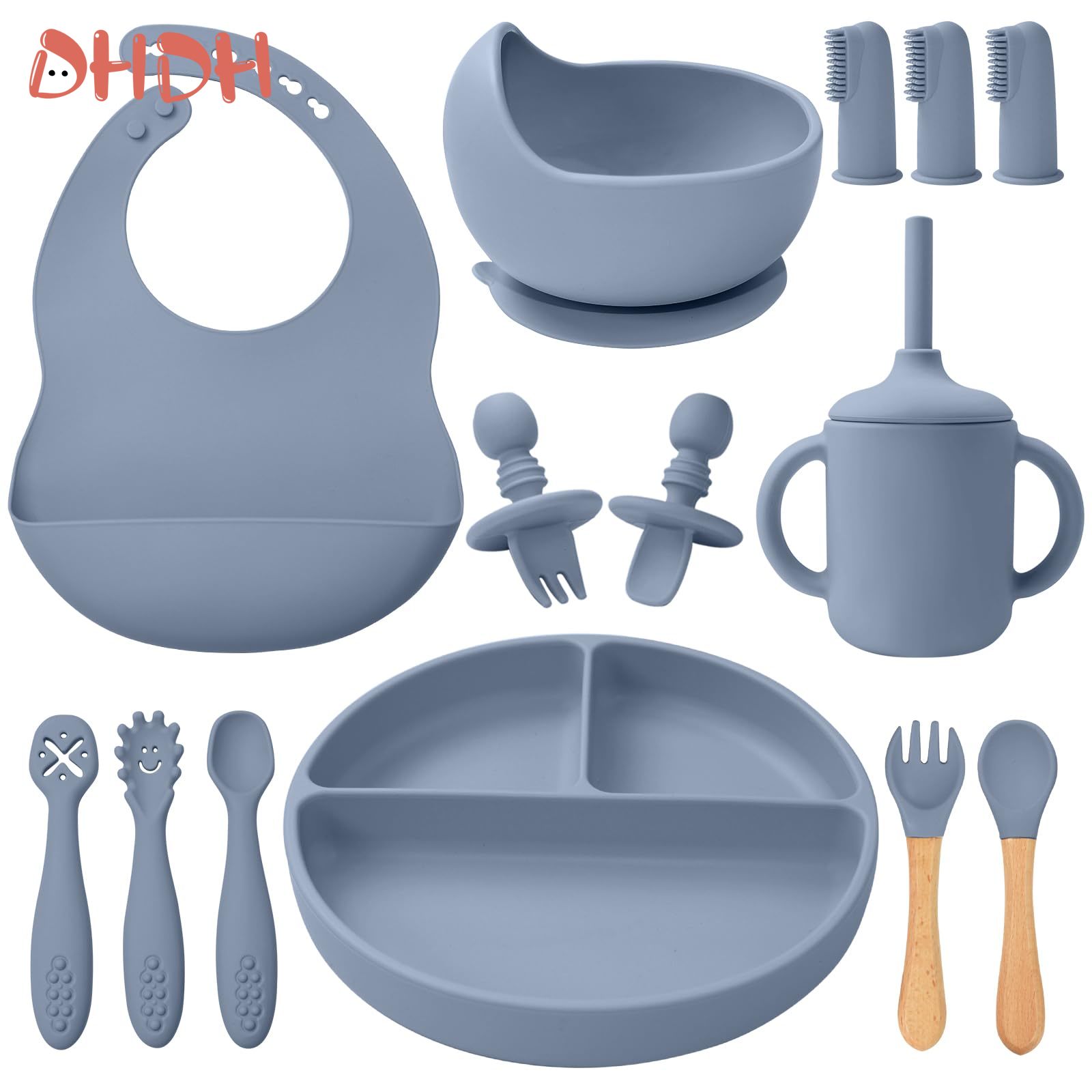 Silicone Baby Feeding Set Tabl - Baby Led Weaning Set recension och pris