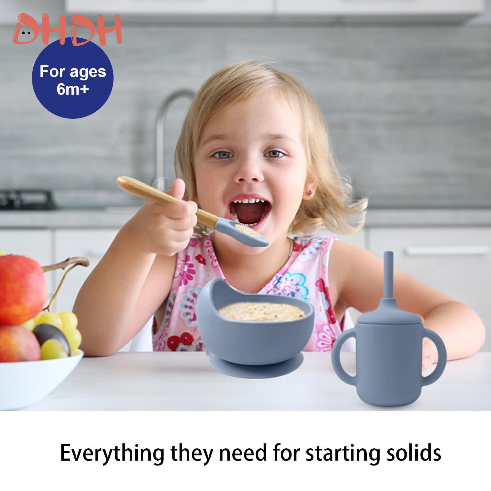 Silicone Baby Feeding Set Tabl - Baby Led Weaning Set recension och pris