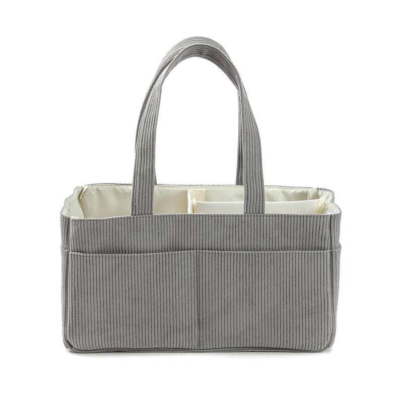 New Corduroy Diaper Caddy Orga - Baby Products Basket recension och pris