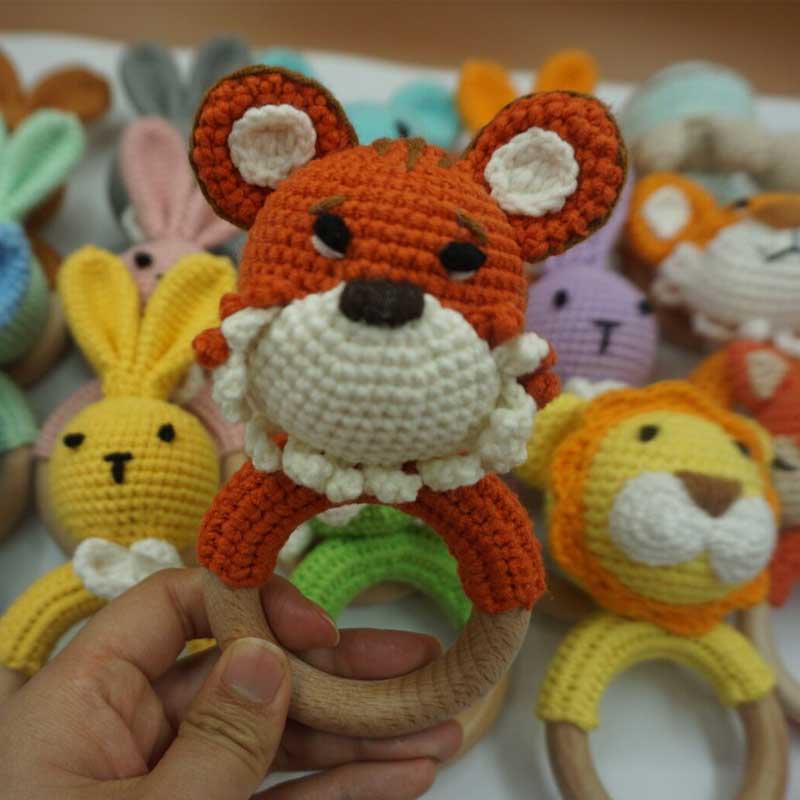 1PC Rabbit Tiger Lion Crochet  - Baby Products Photos recension och pris