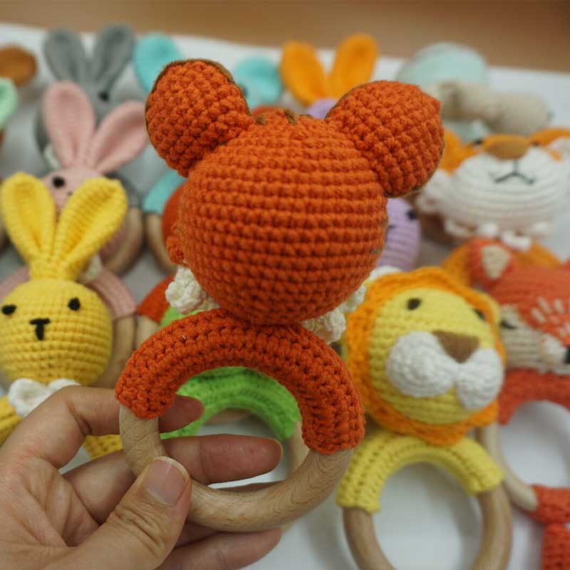 1PC Rabbit Tiger Lion Crochet  - Baby Products Photos recension och pris