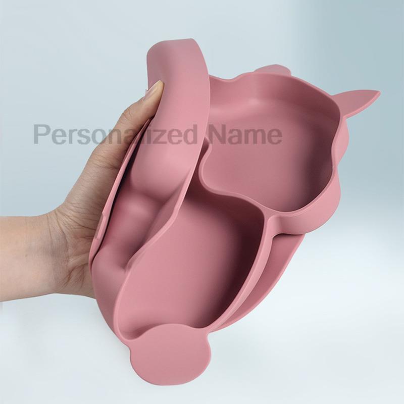 Baby Silicone Sucker Bowl Plat - Baby Led Weaning Set recension och pris