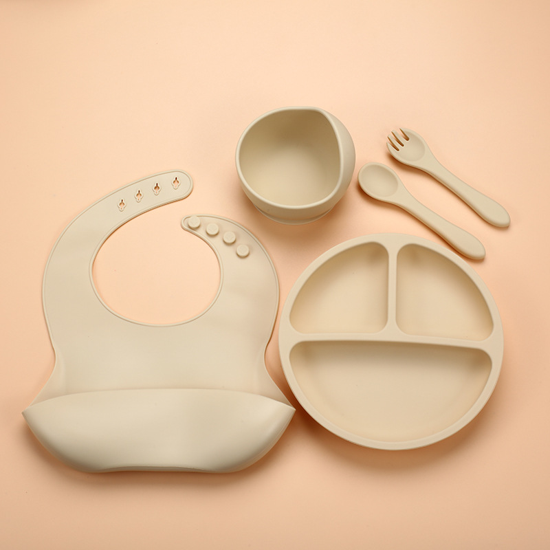 5Pcs Silicone Baby Feeding Set - Baby Led Weaning Set recension och pris