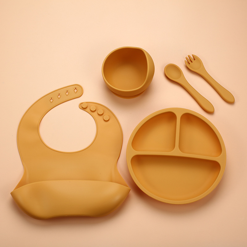 5Pcs Silicone Baby Feeding Set - Baby Led Weaning Set recension och pris