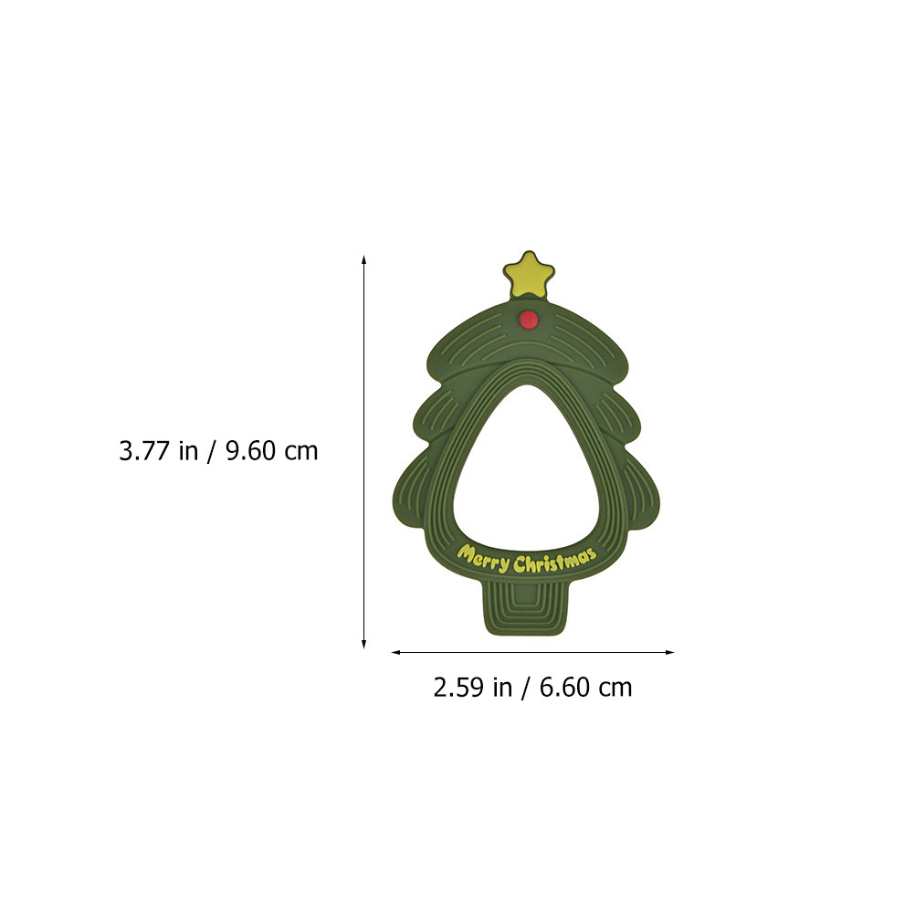 1Pcs Baby Silicone Christmas T - Baby Products Eco Friendly recension och pris