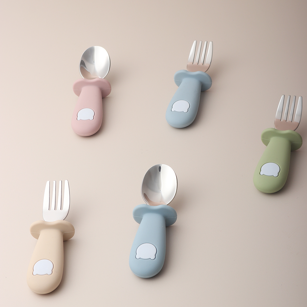 Baby Panda Shape Silicone Spoo - Baby Led Weaning Set recension och pris