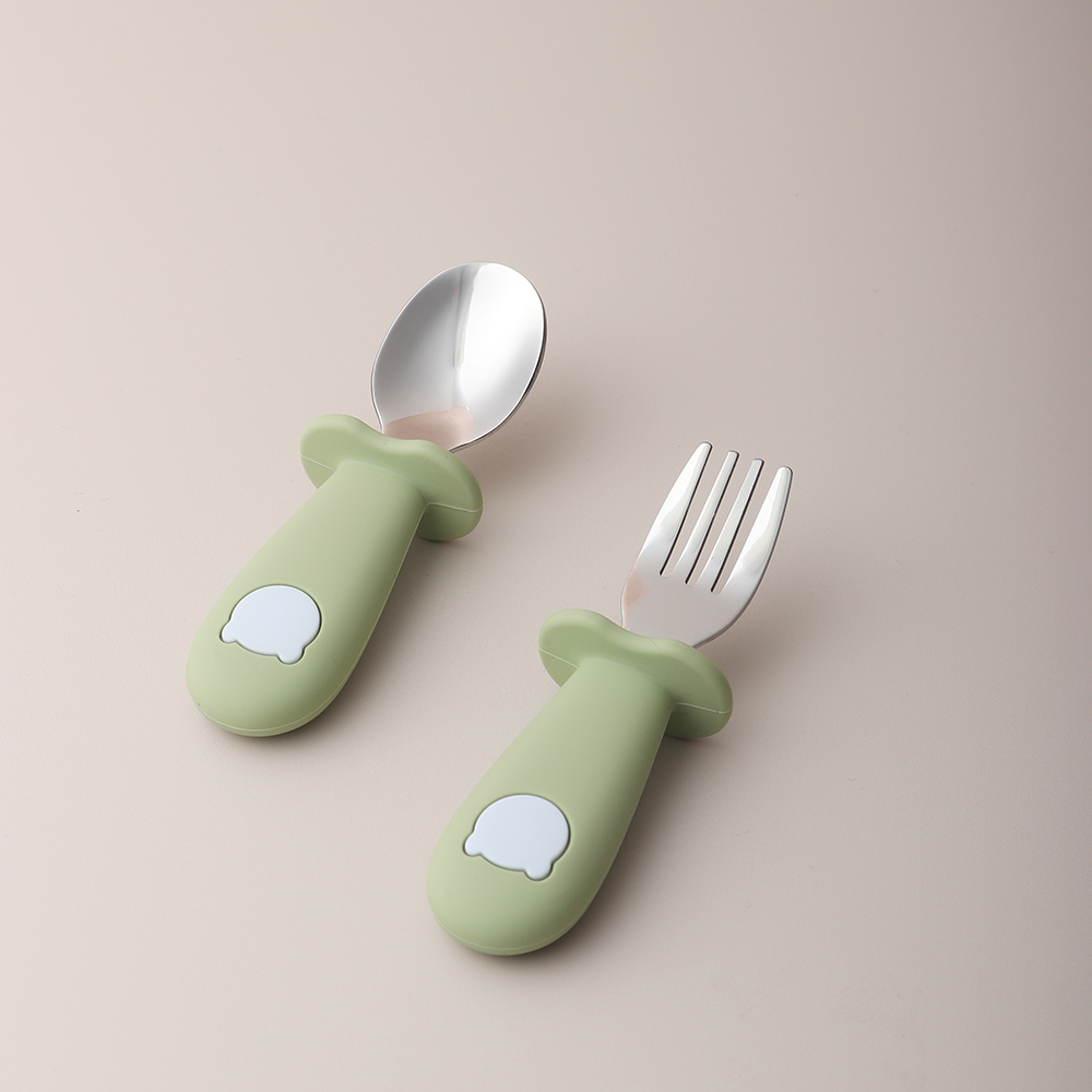 Baby Panda Shape Silicone Spoo - Baby Led Weaning Set recension och pris