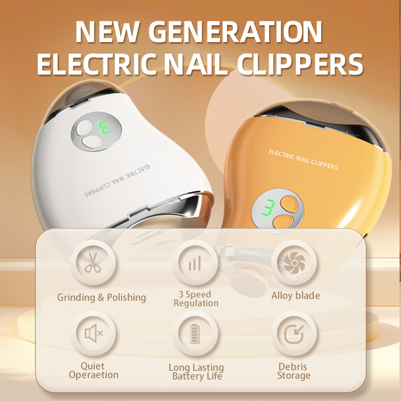 2in1 Automatic Nail Clipper El - Baby Nail Trimmer Electric recension och pris