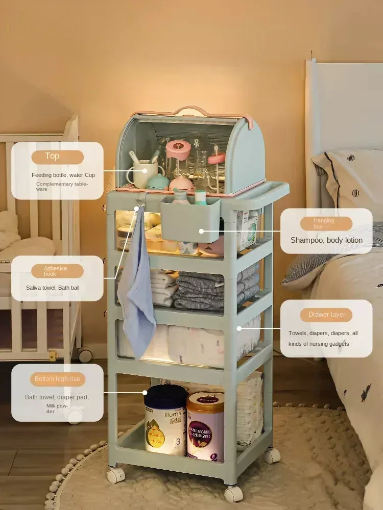 Mobile Storage Racks - Transpa - Baby Products Eco Friendly recension och pris