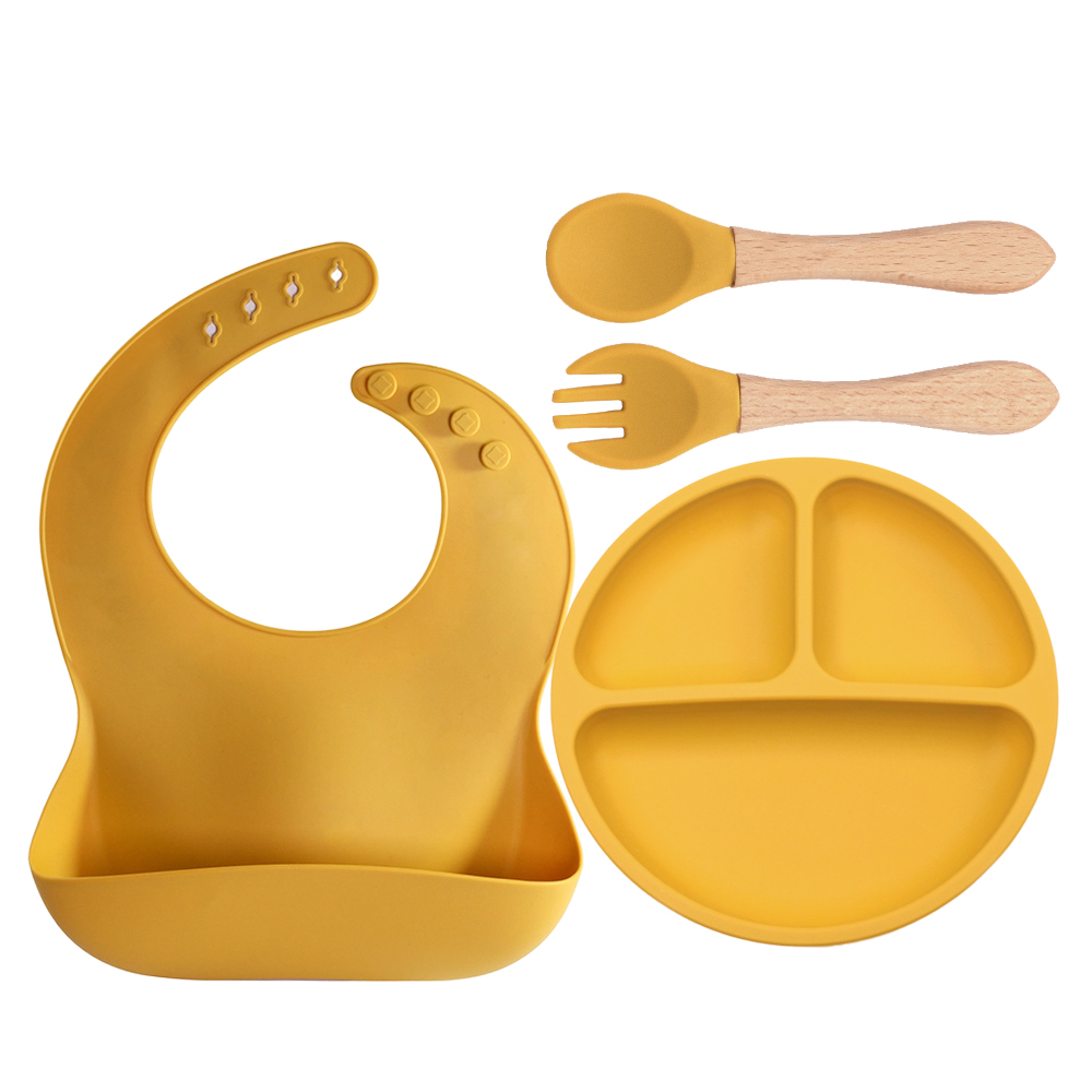 4 PCS Silicone Baby Feeding Se - Baby Led Weaning Set recension och pris