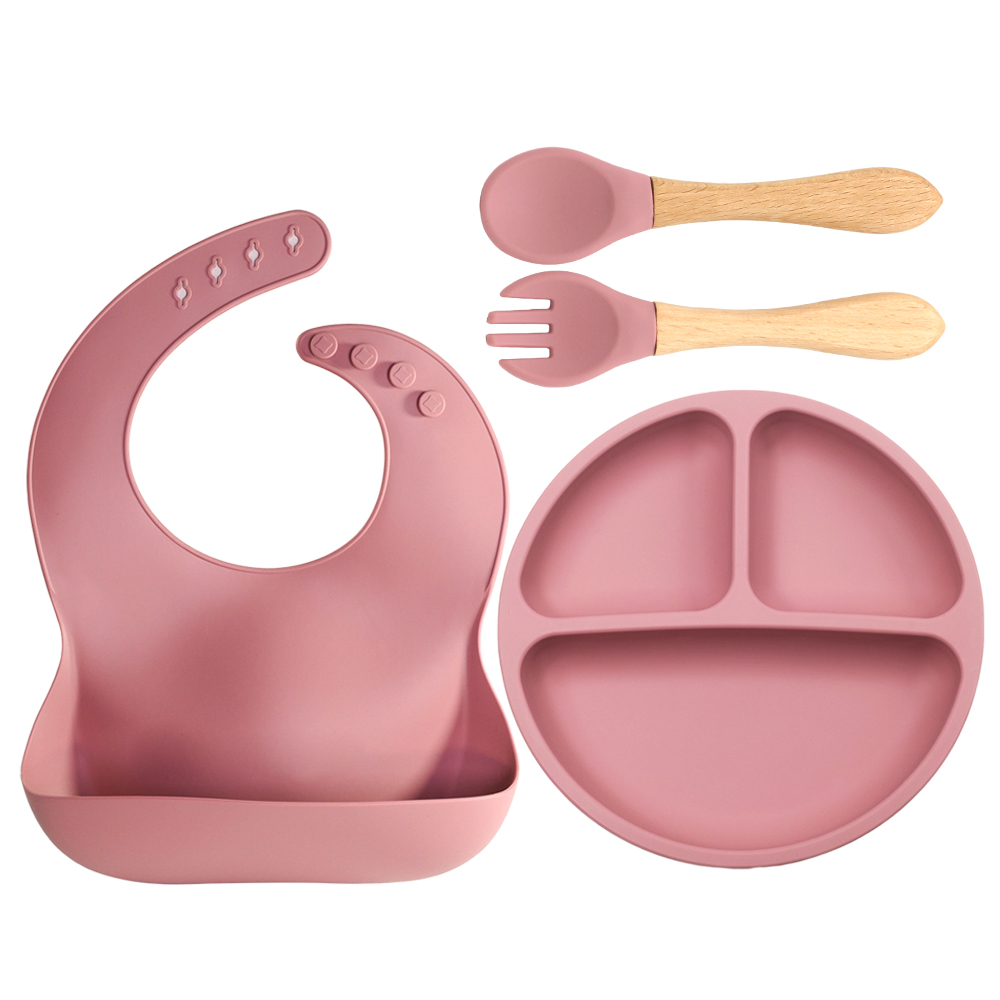 4 PCS Silicone Baby Feeding Se - Baby Led Weaning Set recension och pris